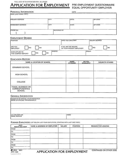 Image result for Employment Forms