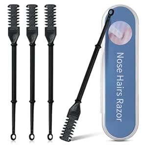 HANNEA® 4 Pcs Nose Hair Trimmer for Men Women - 2 in 1 Pain-Free ...
