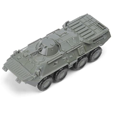 Buy TECKEEN 1:72 Plastic BTR-80 Wheeled Model Simulation Fighter ...