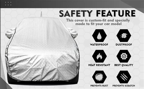 Fabtec Waterproof Car Body Cover for Maruti Baleno with Mirror and ...