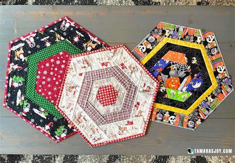 Image result for Hexagon Fabric Table Topper Tutorial