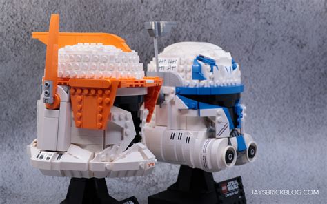 Review: LEGO 75349 Captain Rex and 75350 Clone Commander Cody Helmets ...
