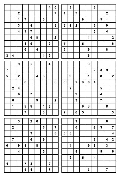 Sudoku Print Outs 的图像结果