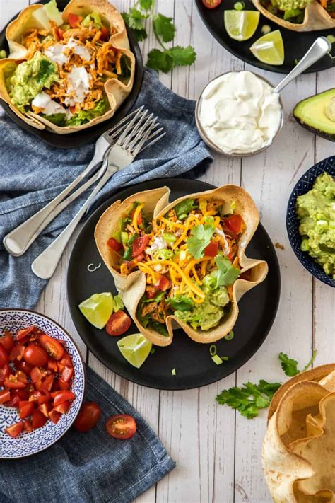 Homemade Baked Taco Salad Shells | Sustainable Cooks