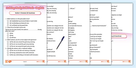 Holiday English Drill