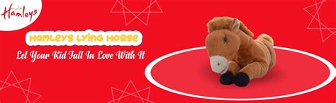 Buy Hamleys Lying Horse Soft Toy (Brown) Online at Low Prices in India ...