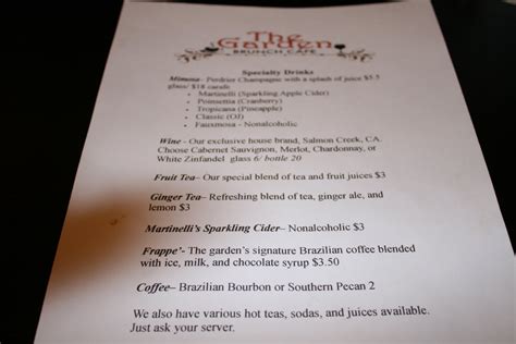 Nashville Brunch: Garden Brunch Cafe Nashville TN