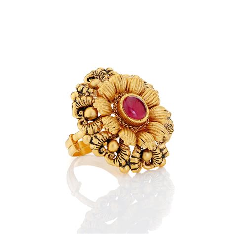 Mahtab Gold Ring – Khanna Jewellers