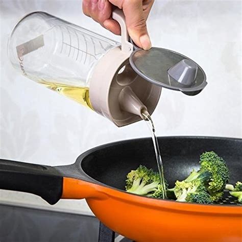 GENERIC Special spout design Leak proof glass oiler sauce vinegar cruet ...