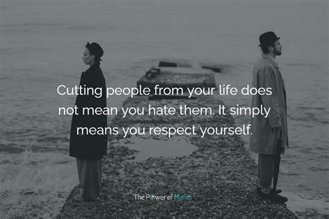 quotes about cutting people off