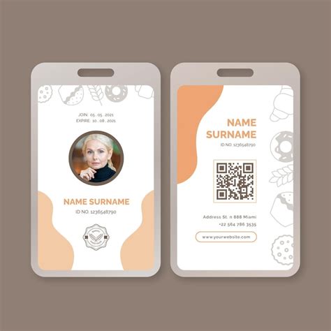 Id card front back Images - Free Download on Freepik