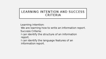 Image result for Information Report Introduction