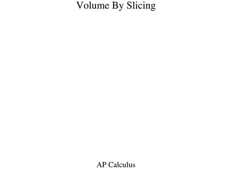 Image result for Volume by Slicing Examples