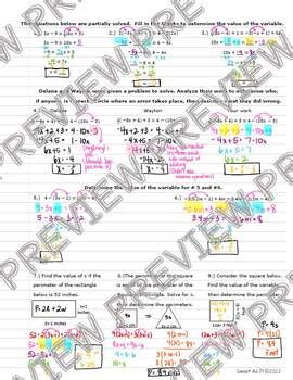 Solving Multi-Step Equation Notes 的图像结果