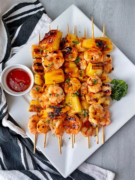 Shrimp Pineapple Skewers