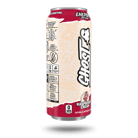GHOST® ENERGY | RASPBERRY CREAM - DRINKGHOST