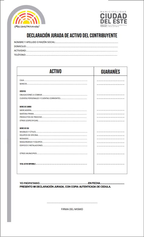 Información Útil - Municipalidad de Ciudad del Este