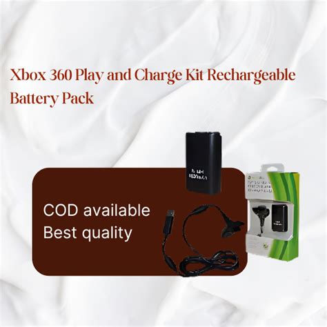 Xbox 360 Play and Charge Kit Rechargeable Battery Pack