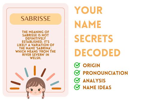 Sabrisse - Girl Name Meaning and Pronunciation