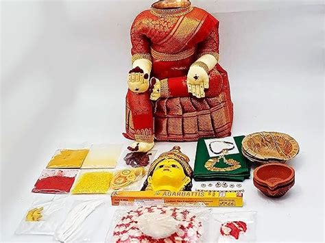 Buy PujaNPujari Combo Varalakshmi Kit with Complete Puja Samagri Set ...