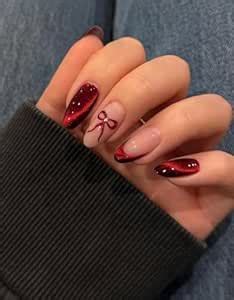 Buy Nailea Cat Eye Almond Pink Press On Nails Kit for Women And Girls ...