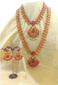 JewelCity Alloy Gold, White Jewellery Set Price in India - Buy ...