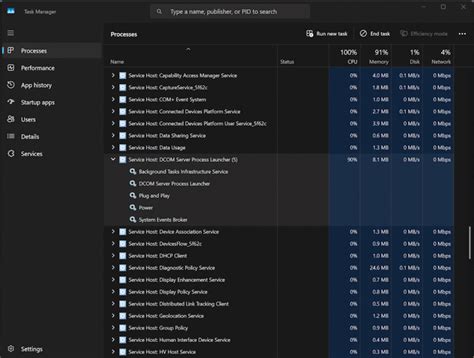 Image result for Task Manager Dcom