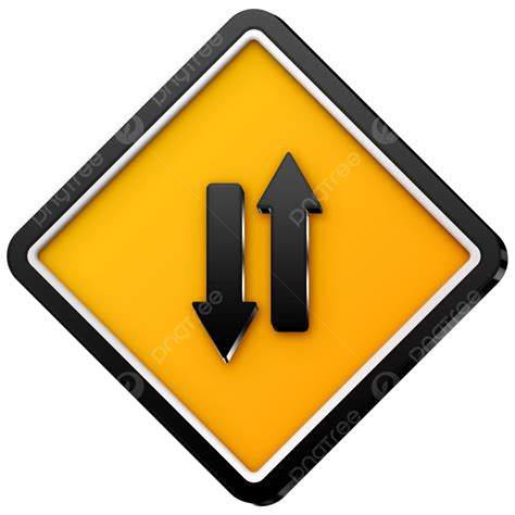 Image result for Two-Way Intersection Sign