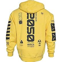 Buy Cimcado Men Fashion Letter Print Cyberpunk Hoodie Techwear ...