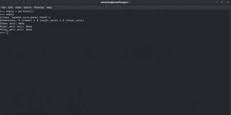 Python Pandas Panel Examples 的图像结果
