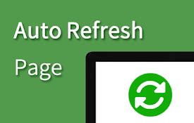 Refresh Page Automatically 的图像结果