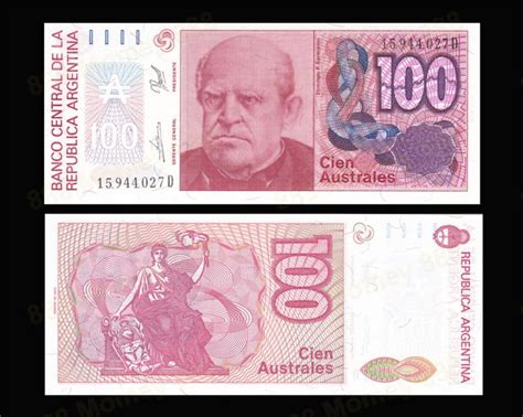 阿根廷 100 Australes（1985-1990年）紙鈔1枚。－－（外鈔收藏-ARGENTINA） | Yahoo奇摩拍賣