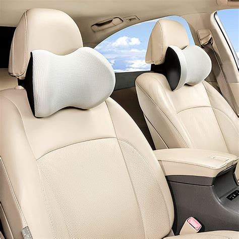 Buy Hitish Car Neck Pillow, Ergonomic Design Headrest Neck Support Car ...