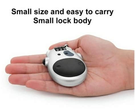 Helmet Lock for Bike Lock/Number Lock for Helmet/Extendable Cable Lock ...