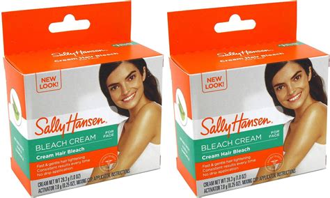Amazon.com : Sally Hansen Creme Hair Bleach for Face (2 Pack) : Beauty ...