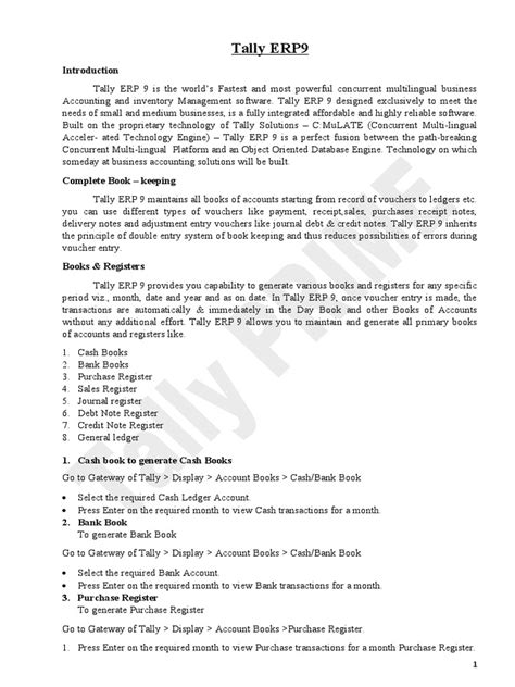 Tally Notes PDF Download 的图像结果