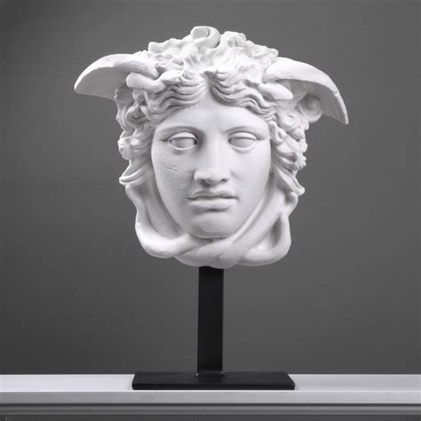 Medusa Head Statue New Design Hand Carved Head Of Medusa Marble Bust
