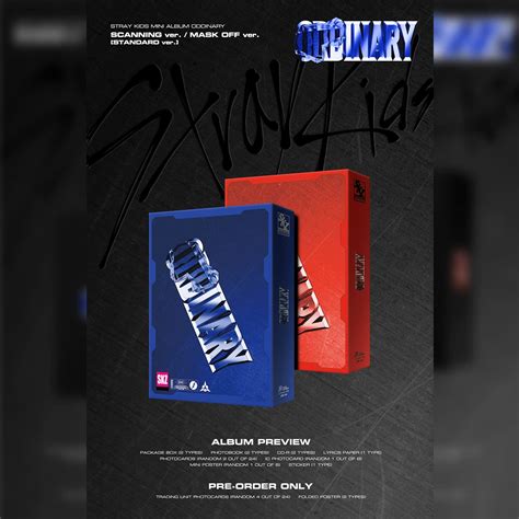STRAY KIDS - Mini Album [ODDINARY] (MASK OFF Ver.) Package Box ...