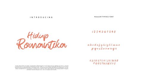Premium Vector | Handwritten script font hand drawn brush style modern calligraphy cursive ...