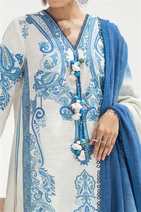 Sana Safinaz Mahay Winter Collection '21 – H212-014B-CG – YourLibaas
