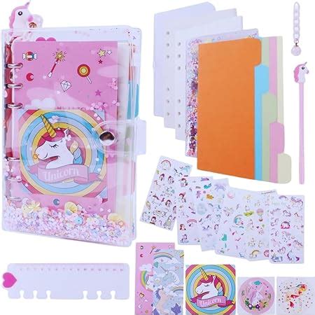 PLUSPOINT Diy Unicorn Notebook Kit Gift Set For Girls Cute Creative ...