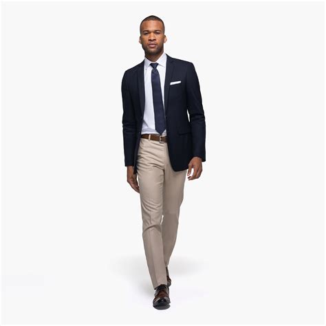 What Color Tie With Navy Blazer And Khaki Pants at Shirley Pearson blog