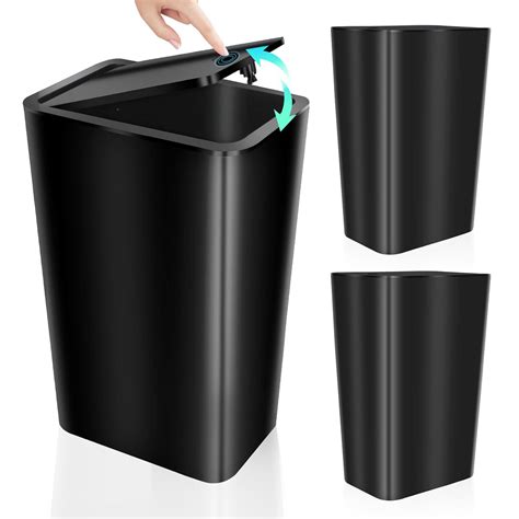 Amazon.com: Cheardia 3 Pack Bathroom Trash Can, 3 Gallon and 2.3 Gallon ...