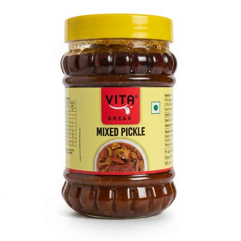 Vita Break Green Chilli Pickle 500g | Authentic Spicy Indian Achar ...