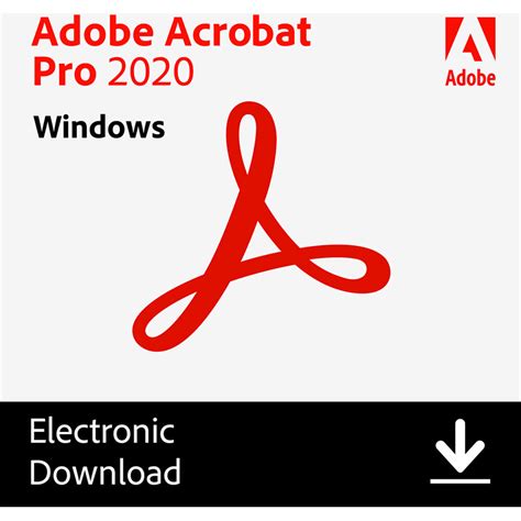 Adobe Acrobat Pro DC (2015, Windows, Boxed) 65258094 B&H Photo