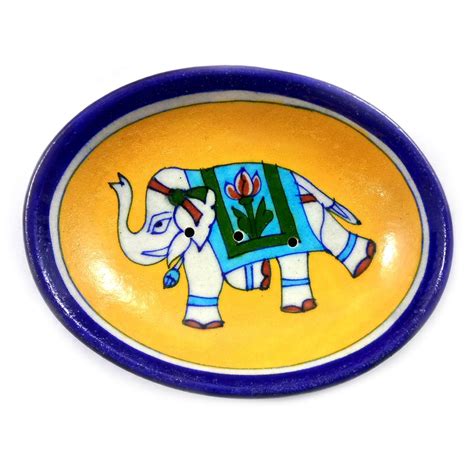 India Meets India Handicraft Ceramic Soap Dish Soap Holder Soap Case ...
