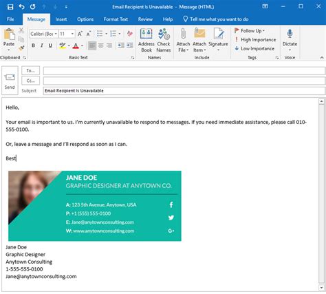 Cómo Establecer Mensaje Fuera de la Oficina en Outlook (Respuesta ...