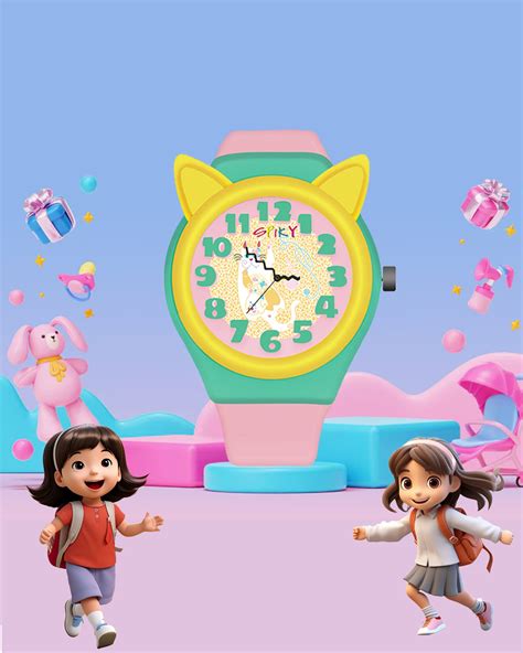 Spiky Fun & Cute Design Analog Kids Watch EVA35 – Spikyonline