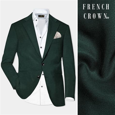 Dianne Green Plain-Solid Premium Wool-Blend Single Breasted Blazers for ...