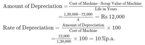 Question 1. Calculate the Rate of Depreciation under Straight Line ...